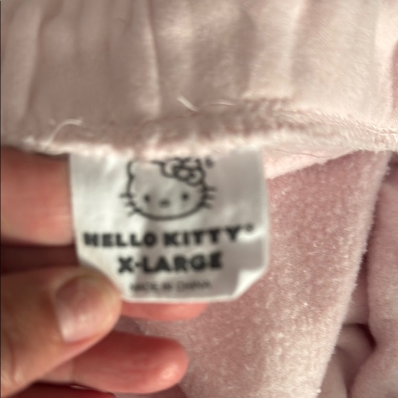 Hello Kitty Pink Joggers with Cozy Embroidery 36 - Picture 7 of 11
